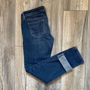 American Eagle Dark Straight Leg Jeans